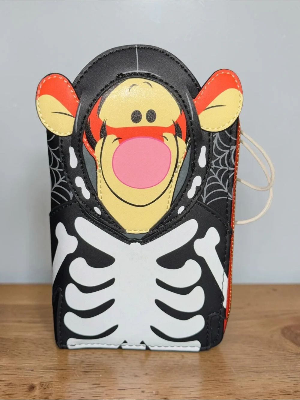 Loungefly Tigger Halloween Skeleton Glow in the Dark Wallet